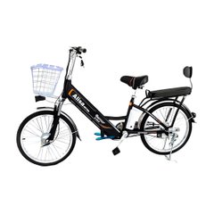 Elektromos kerékpár Partner Alisa, 350 W, fekete