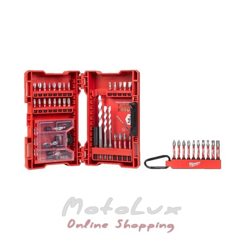 Shockwave Milwaukee Multi-Material Carabiner Bit and Drill Bit Set, 54 Pieces