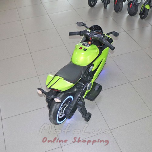 Дитячий мотоцикл Bambi M4104ESL 5, MP3, USB, зелений
