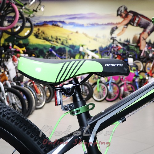 Горный велосипед Benetti Вase 26 Stile DD 13, 2021, black-green