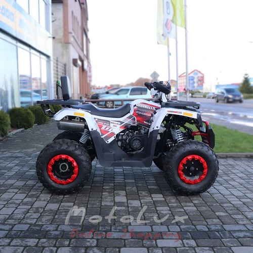 Quad bike Forte Braves 200, 175 cc, 10 hp, white with red