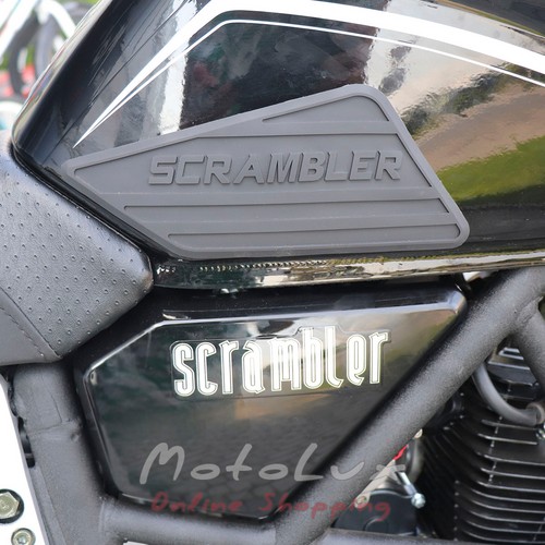 Мотоцикл дорожный Geon Scrambler 250, черный, 2023