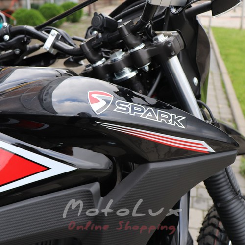 Motocykel Spark SP250D-2, čierna