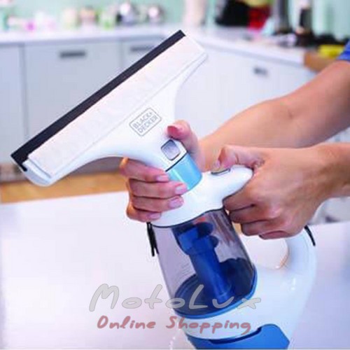 Пылесос аккумуляторный для мытья окон Black&Decker