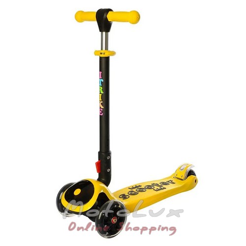 iTrike Maxi scooter, 3 in 1, running wheel, aluminum, plastic, yellow