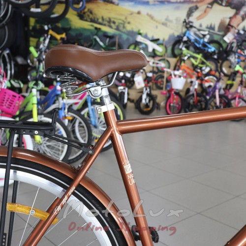 Mestský bicykel Dorožník Comfort Male, kolesá 28, rám 22, brown