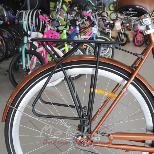 City bicycle Dorozhnik Comfort Male, wheels 28, frame 22, brown