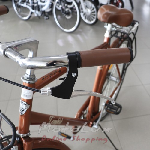Городской велосипед Дорожник Comfort Male, колеса 28, рама 22, brown