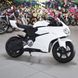 Children's electric motorcycle M 4262EL-31, white