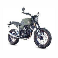 Cestný motocykel Geon Scrambler 250, khaki, 2023