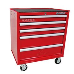 Tool Stand for Crafting Table, 5-Drawer, Red, 4" King Tony