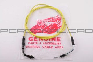 Throttle cable 4T GY6 50, nut-nut, 1900mm, 1pc, yellow