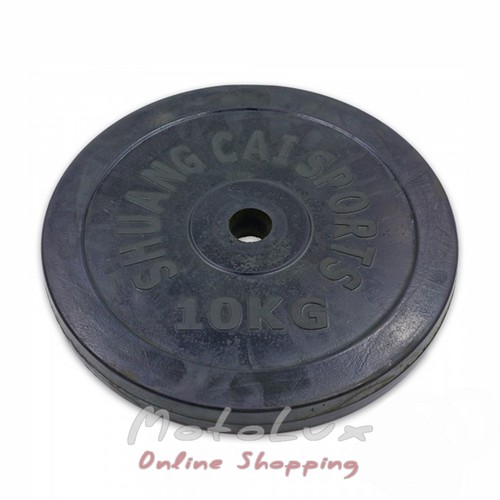 Диски гумові Shuang Cai Sports ТА 1445, 30 см, 10 кг