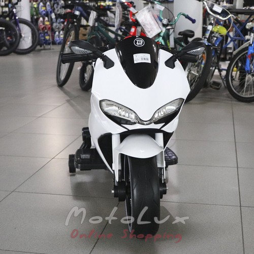 Дитячий електромотоцикл M 4104EL-4, white