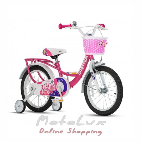 Детский велосипед Royalbaby Chipmunk Darling, колесо 16, розовый