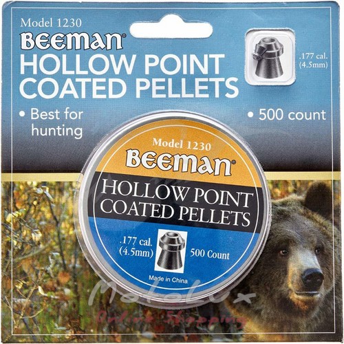 Кулі пневматичні Beeman Hollow Point 4,5 мм, 500 шт/уп