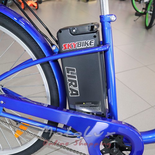Акумуляторний велосипед Skybike Lira, 350 Вт, колесо 26, Blue