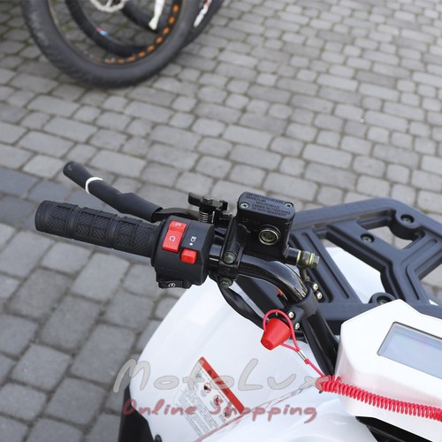 Квадроцикл Forte Hunter 125, 8 л.с., белый с красным