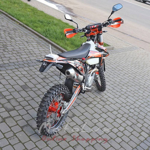 Motorcycle Kovi 300-4Т, Pro S, KT, black and orange