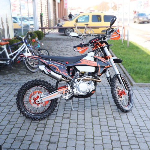 Мотоцикл Kovi 300-4Т, Pro S, KT, чорний з оранжевим