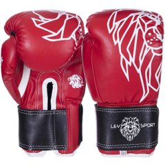 Перчатки боксерские на липучке Стрейч LEV LV 4280