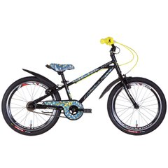 Gyermek kerékpár Formula 20 Active, 10-es váz, fekete, 2022