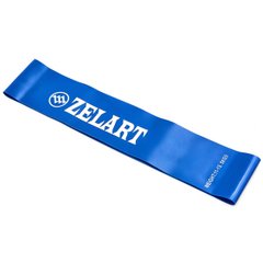 Гумка для фітнесу Loop Bands Zelart, розмір S, синій