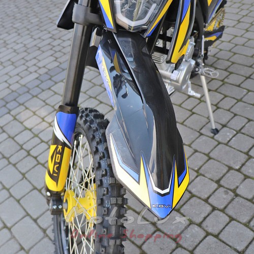 Мотоцикл эндуро Kovi 300 Advance, синий с желтым, 2024