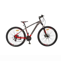 Велосипед гірський Crosser Quick, колеса 26, рама 17, grey n red