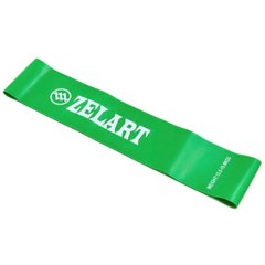 Гумка для фітнесу Loop Bands Zelart, розмір M, зелений