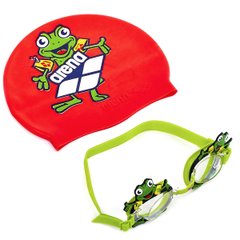 Набір для плавання дитячі окуляри і шапочка Arena World
