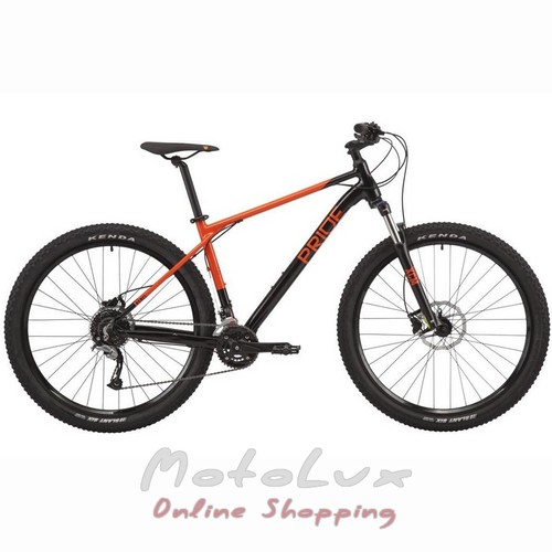 Гірський велосипед Pride Rebel 9.1, колеса 29, рама M, 2020, black n orange