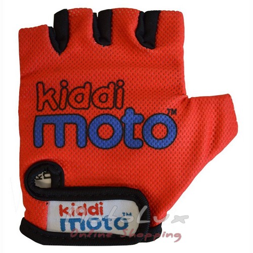 Children's gloves Kiddimoto, size S, red