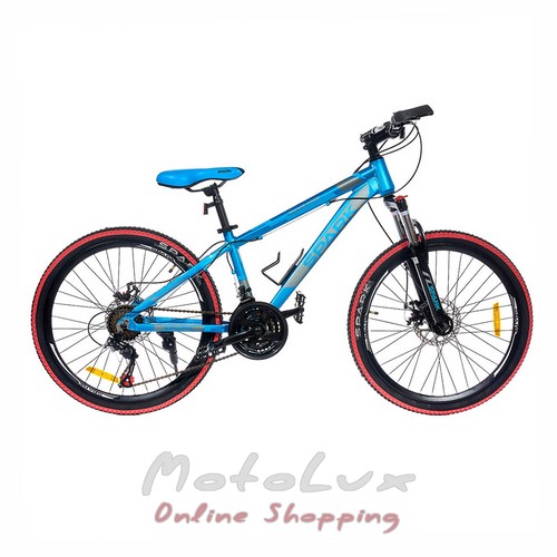 Подростковый велосипед Spark Tracker Junior, колесо 24, рама 13, синий