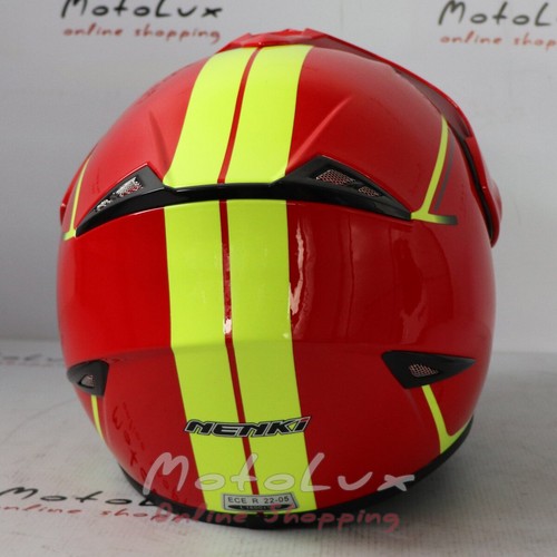 Шлем Nenki MX-310 Gloss Red, мотард, XL