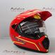 Шлем Nenki MX-310 Gloss Red, мотард, XL