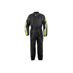 Raincoat Plaude Waterproof Suit, size M, black and green