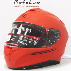Helmet MT Targo Solid matt red, size L
