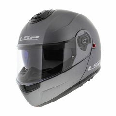 LS2 FF908 Strobe 2 Motorcycle Helmet, Size L, Gray