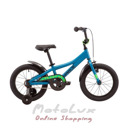 Детский велосипед Pride Rider, колеса 16, синий, 2022