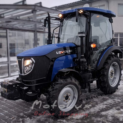 Traktor Foton Lovol 504CN, 50 HP, 4 valce, posilňovač riadenia, uzávierka diferenciálu
