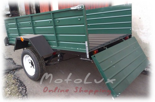 Car trailer 1400х2500х520 mm, spring Volga