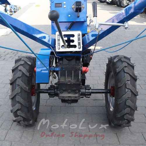 Diesel Walk-Behind Tractor Kentavr MB 1010DE-8, Electric Starter, 10 HP, blue + Rotavator