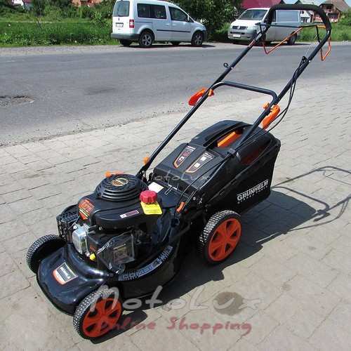 Petrol lawn mower Grunhelm S461VHY-c, 4 HP