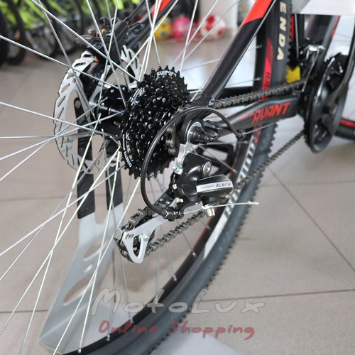 Horský bicykel Avanti Canyon ER, rám 17, kolesá 29, čierna a červená, 2021