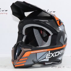 Мотошлем Exdrive EX-806 MX Matt, S
