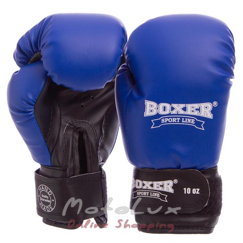 Перчатки боксерские искусственная кожа на липучке Boxer 2022 Элит