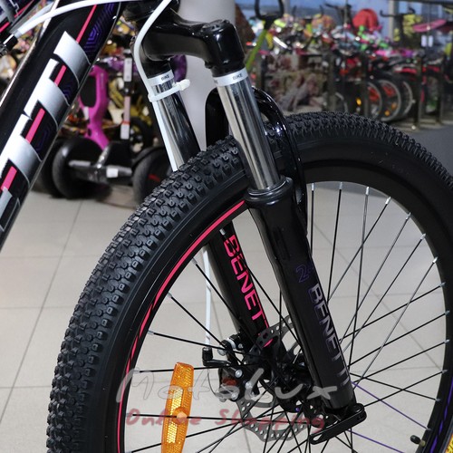 Велосипед Benetti Note 24, рама 12, 2021, black violet