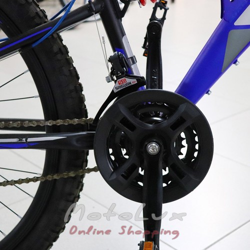 Нegyi kerékpár Benetti Quattro DD, 26", keret 18, 2018, black n blue