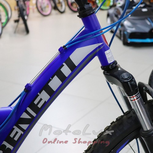 Нegyi kerékpár Benetti Quattro DD, 26", keret 18, 2018, black n blue